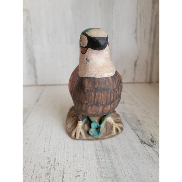 Vintage‎ quail bird pottery unique home decor animal woods heavy - Picture 7 of 9